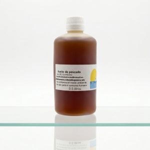 Aceite de pescado 0,5 litros, atrayente para cebos y pastas de pesca